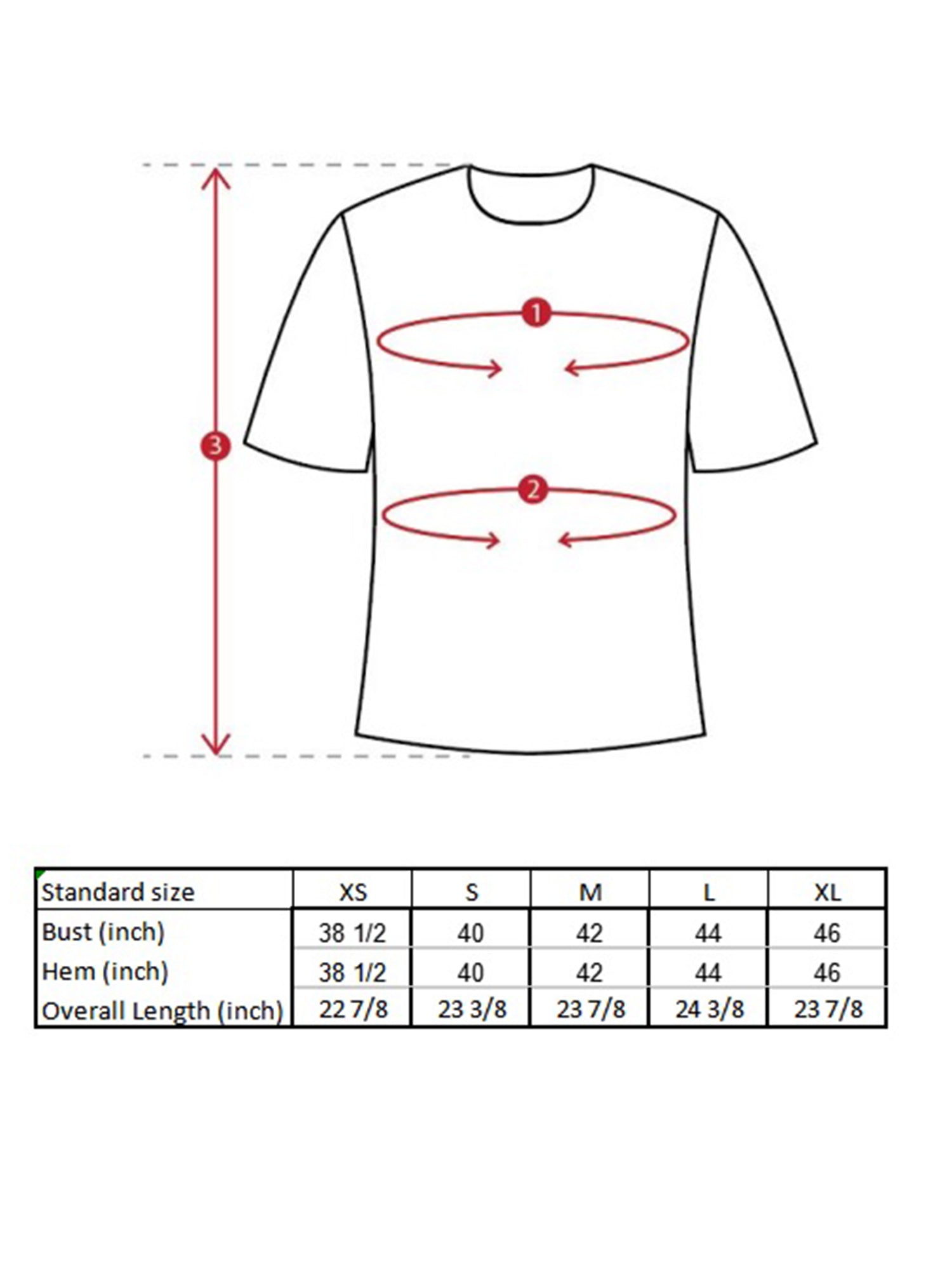 Ollie Raglan Top Size Guide