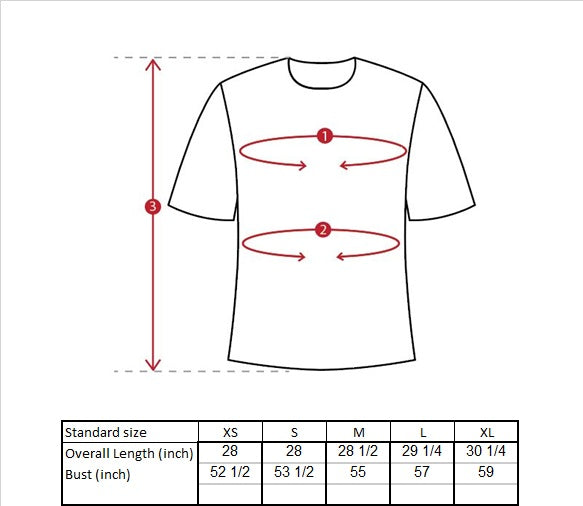 Martina Modal Top Size Guide