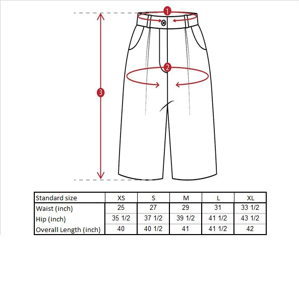 Hazel Wide Leg Trousers Size Guide