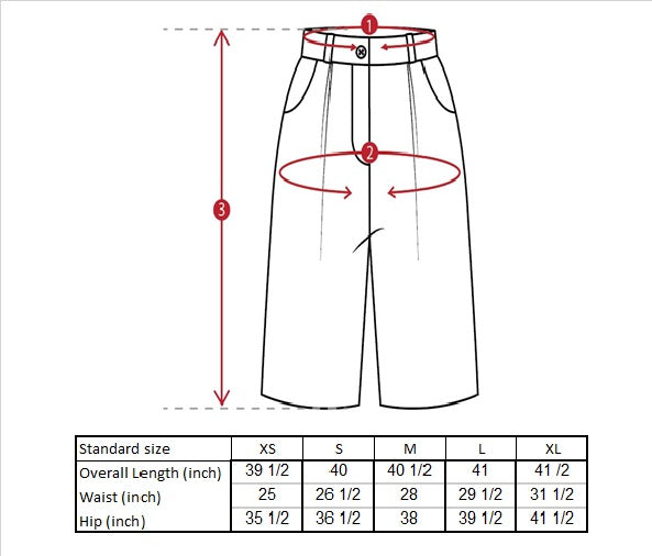 Ciro Linen Blend Trousers Size Guide