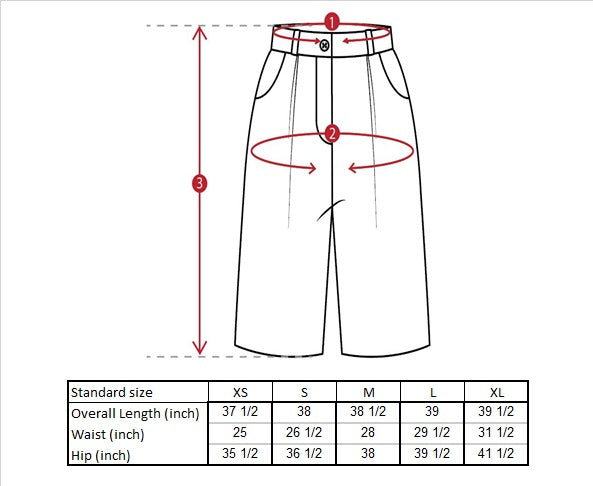 Savannah Cotton Cutwork Trousers Size Guide