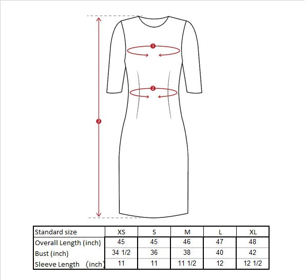 Roxie Linen Shirt Dress Size Guide