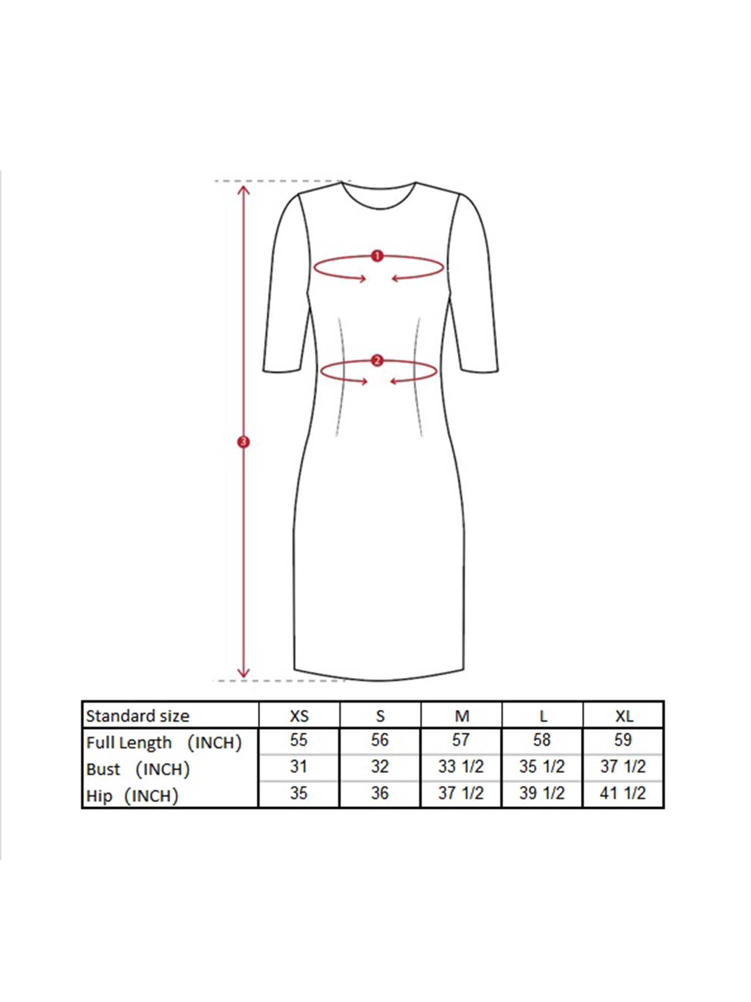 Jagger Foil Jumpsuit Size Guide