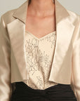 Krisette Box Cut Crop Jacket