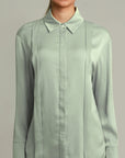 Tara Long Sleeve Dual Pleat Shirt