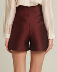 Marcelia Draped Twist Shorts