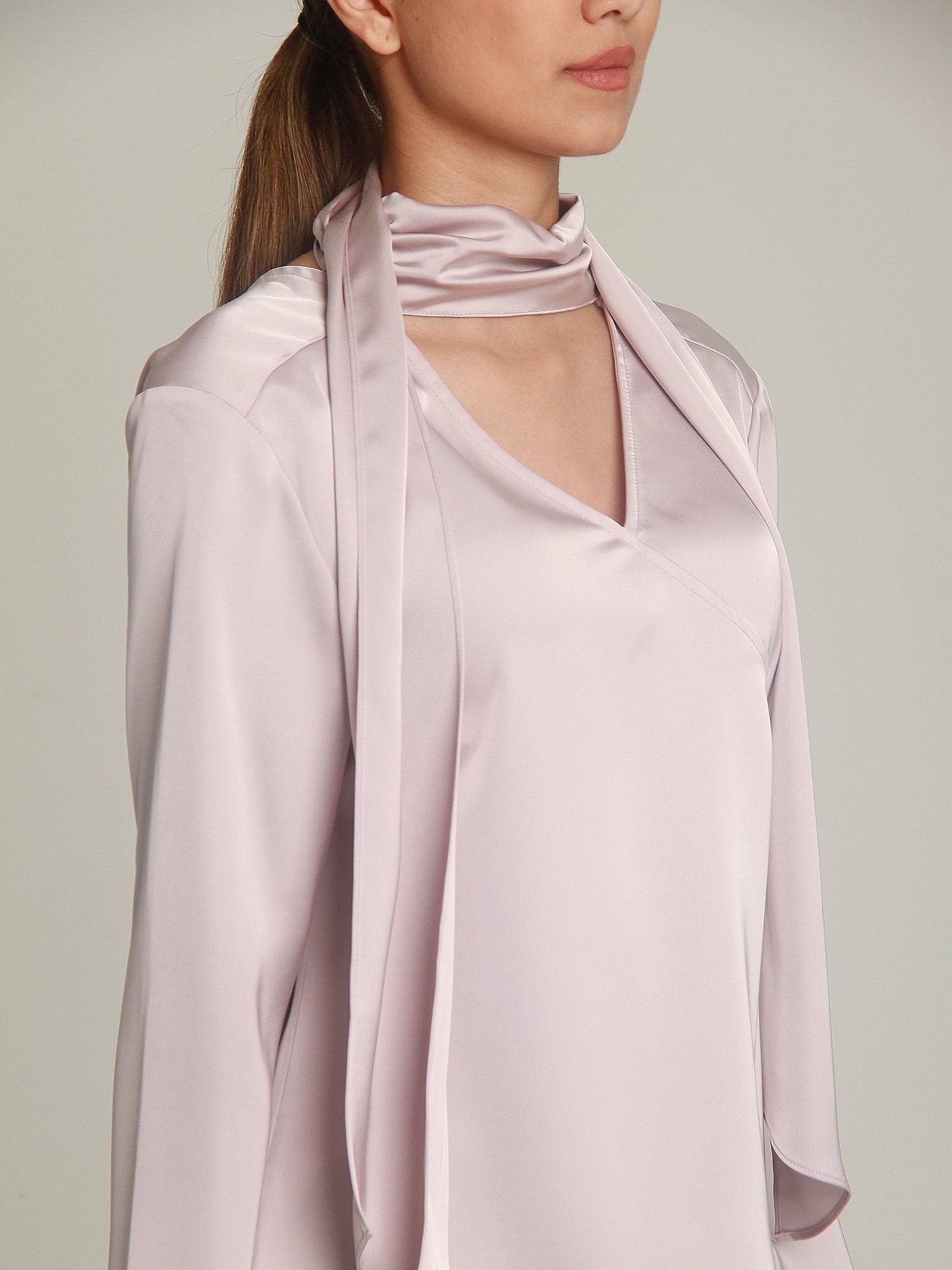 Sylvie Long Sleeve Sash Top