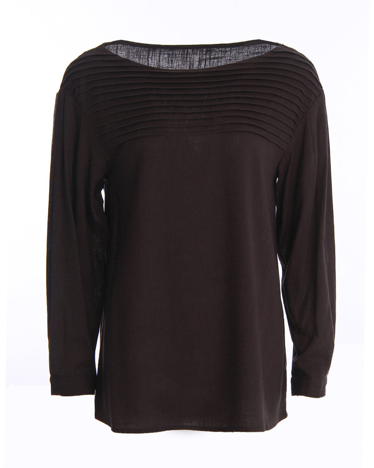 Rue Long Sleeve Pleated Top