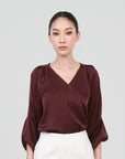 Micah Draped Sleeves Blouse