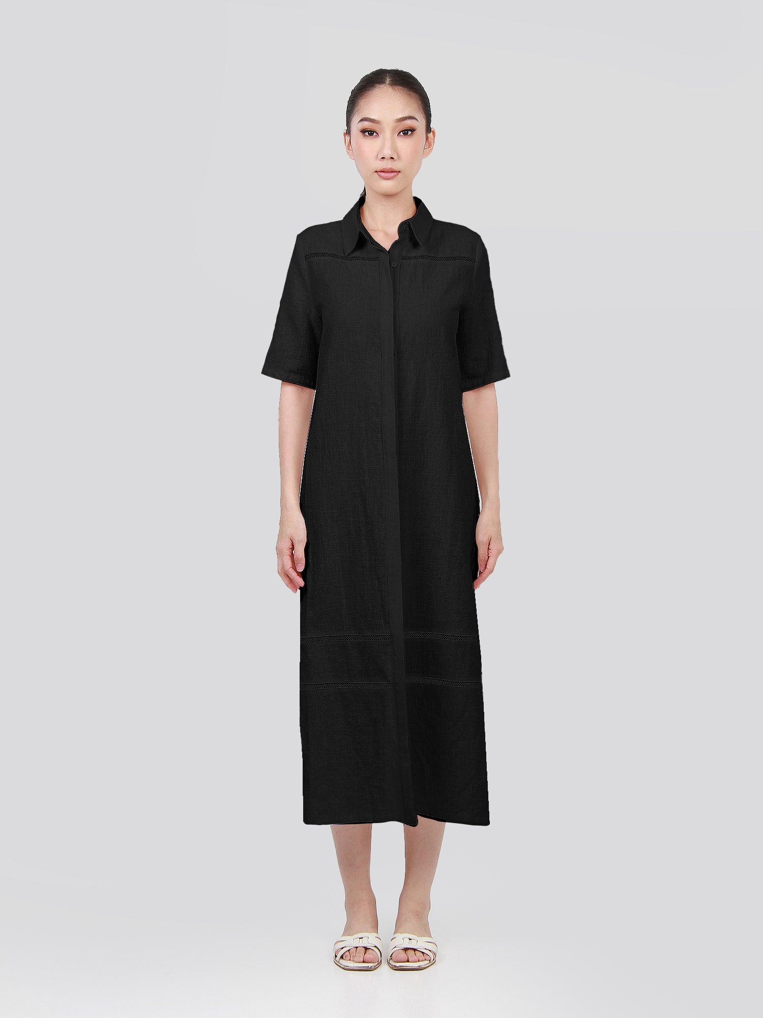 Roxie Linen Shirt Dress