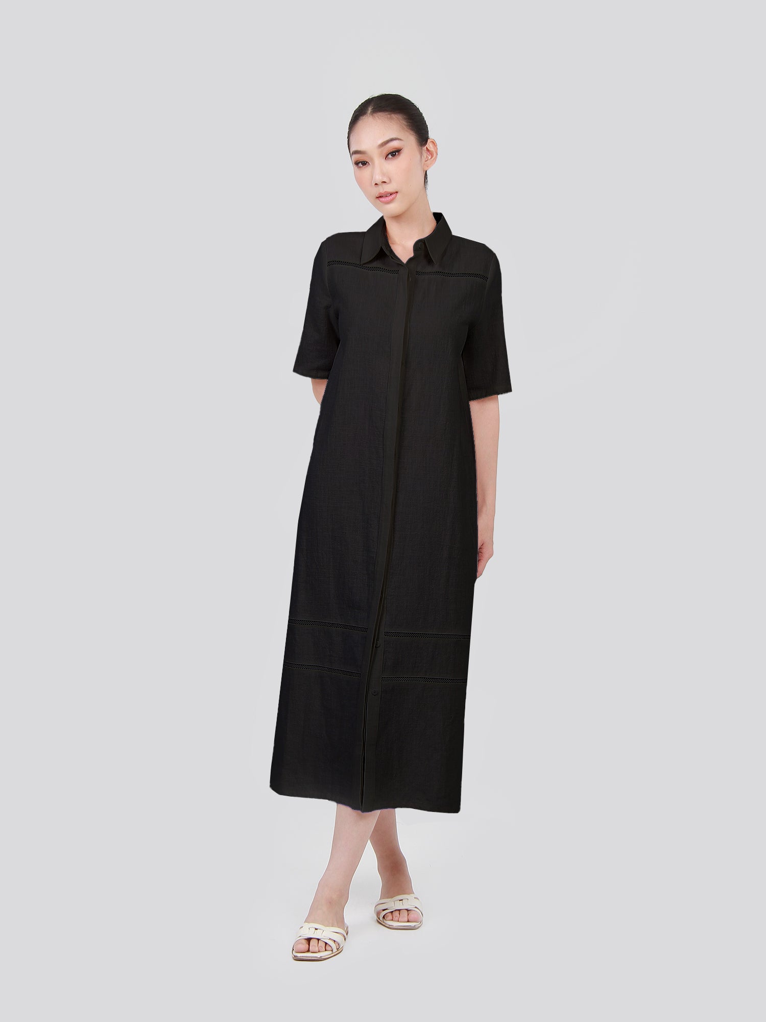 Roxie Linen Shirt Dress