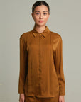 Tara Long Sleeve Dual Pleat Shirt